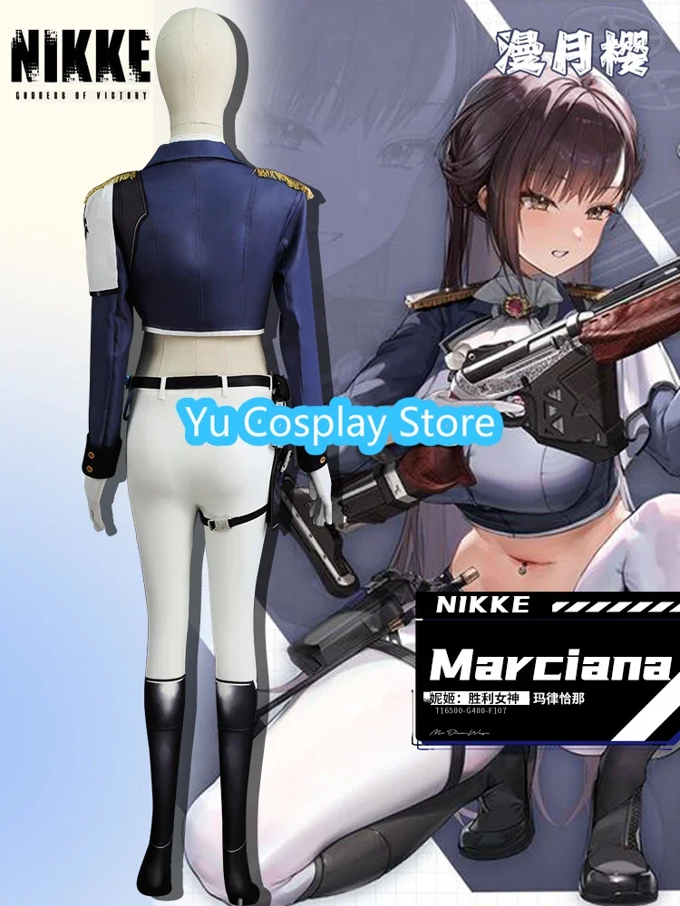 Марина Косплей Костюм Игра NIKKE Богиня Победы Сексуальный Вечерний Хэллоуин