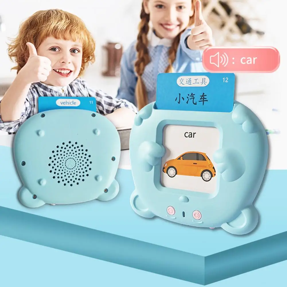 

Learning Cards Machine Professional Cognitive No Screen Design Early Learning Bilingual Enlightenmen Card-type Education Machine