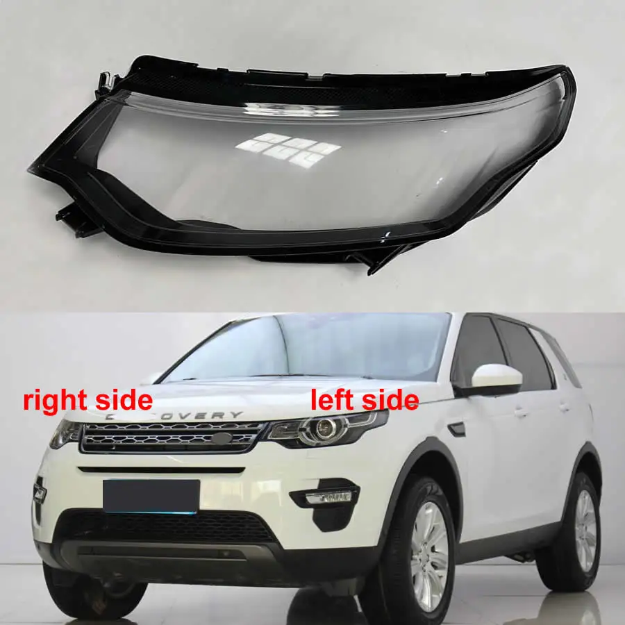 For Land Rover Discovery Freelander 2019 Headlamp Cover Lampshade Lamp Headlight Shell Plexiglass Replace Original Lampshade