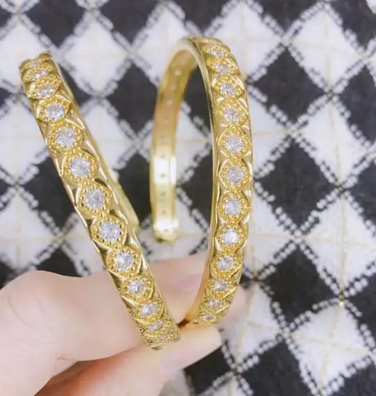 

Женский браслет со змеиным плетением, с кристаллами и фианитами, регулируемый, dfg4s, 1 шт.