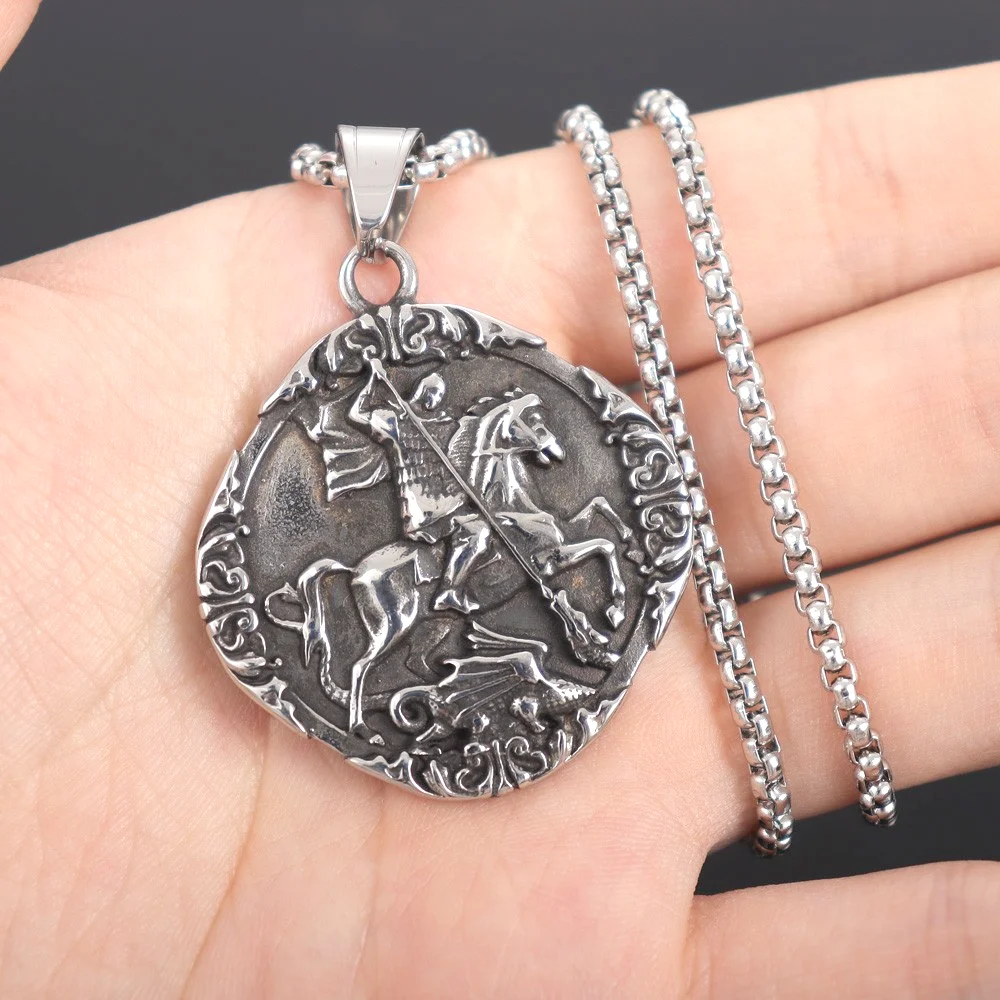 Винтажный подвесной рыцарь времен Средневековья очаровательное мужское