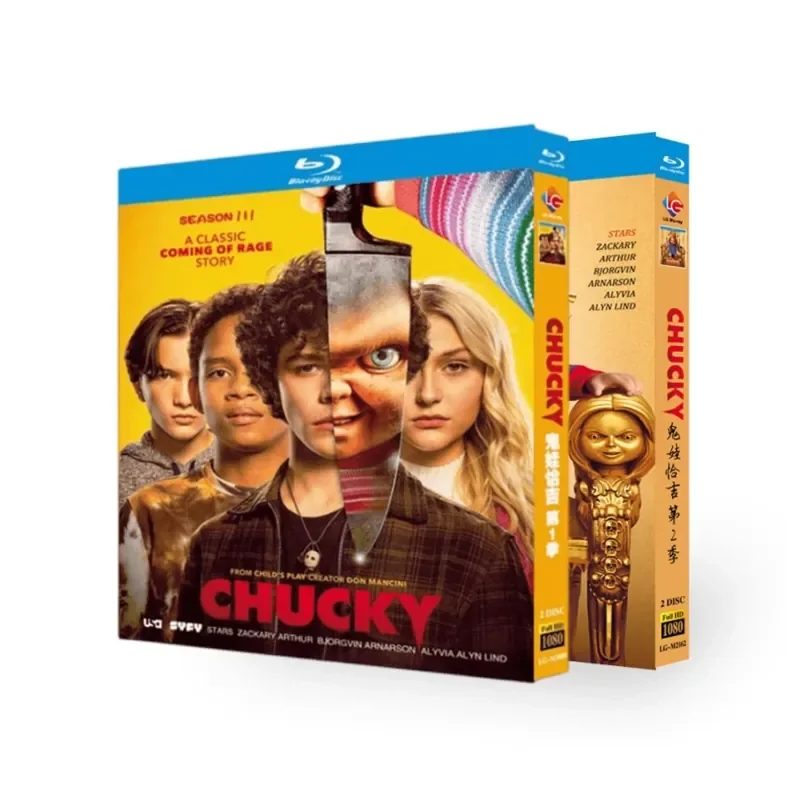 Фото BD Blu-ray Ultra HD Американский телесериал Ghost Chucky, сезоны 1–3, 6 дисков, DVD-бокс-сет, китайские и английские субтитры №1