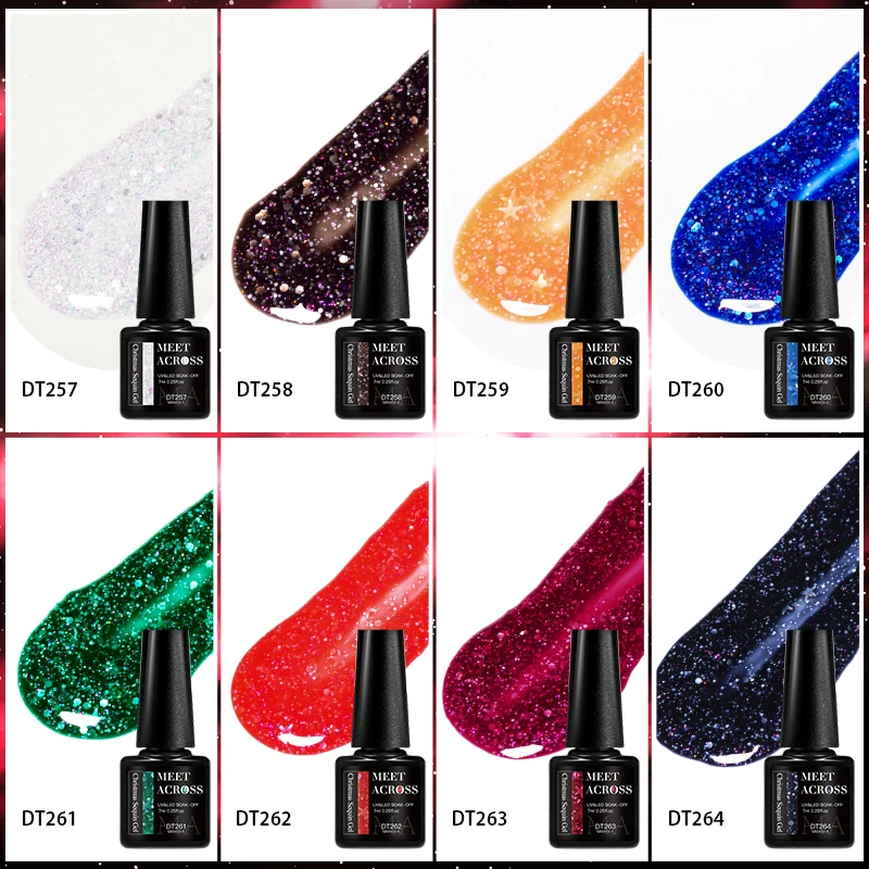 Блестящий гель-лак для ногтей 7 мл