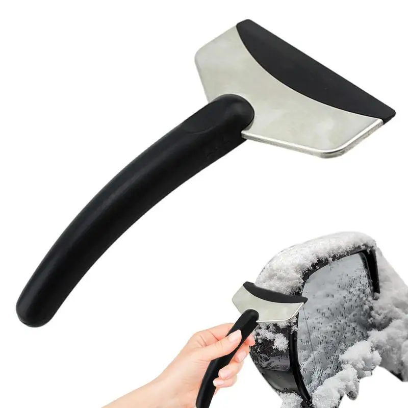 

Ice Scraper Camping Shovel For Car Portable Snow Removal Tool With Foam Handle Perfect Grip Scratch-Free