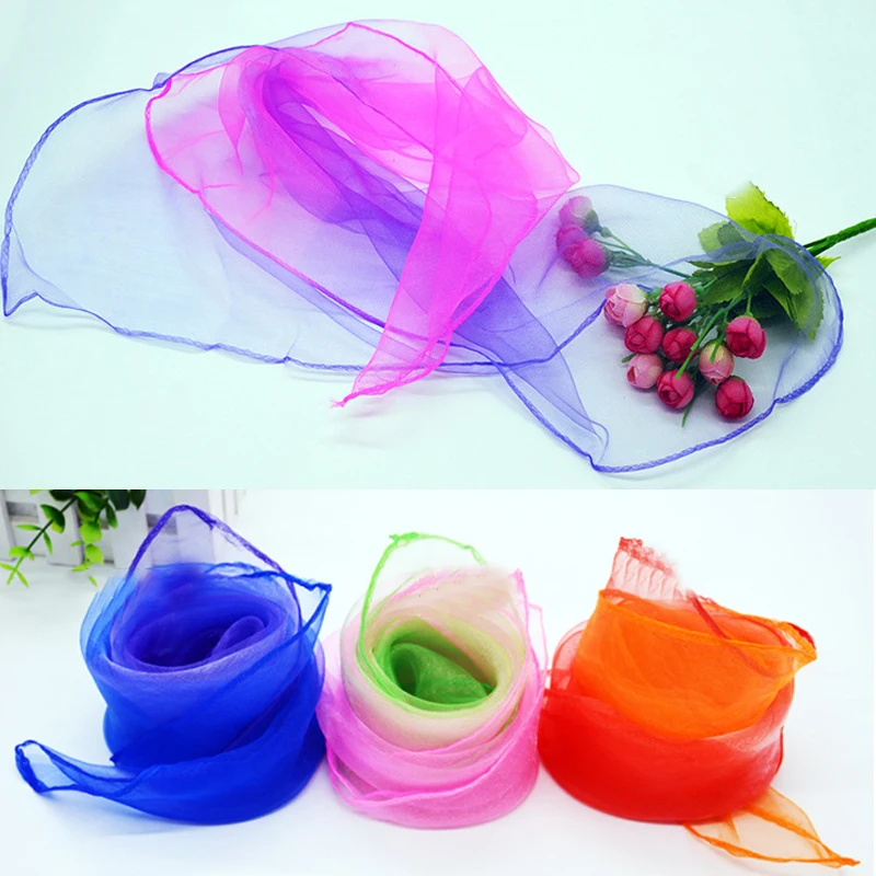 

Яркий Цветной Яркий яркий разноцветный детский гимнастический квадратный шарф для игр на открытом воздухе спортивные танцевальные шарфы полотенце для спортзала марля