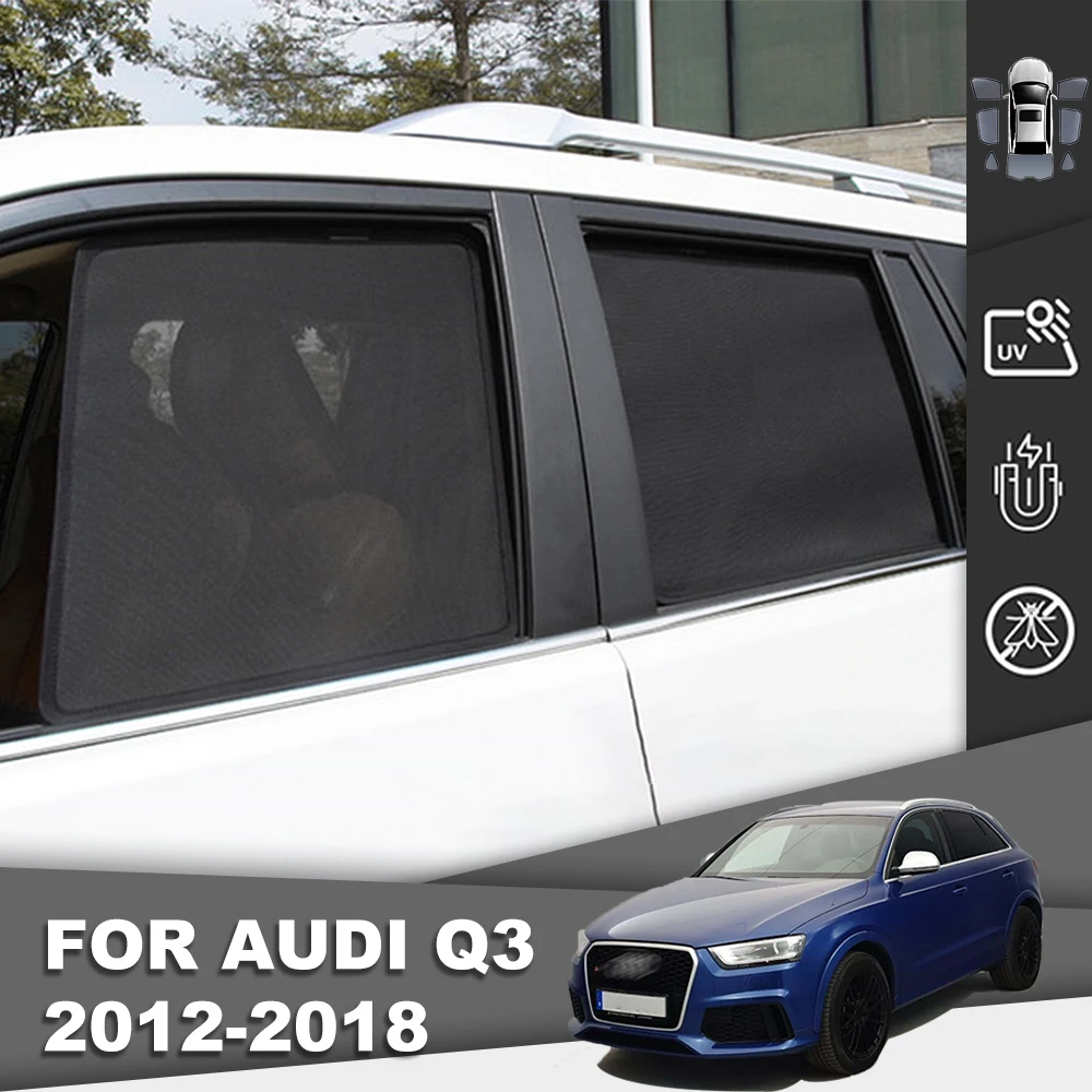 

For Audi Q3 8UB 8UB 2012 2013 2014 2015 2016 2017 2018 Magnet Sunshade Front Windshield Car Curtain Auto Baby Window Sun Shade