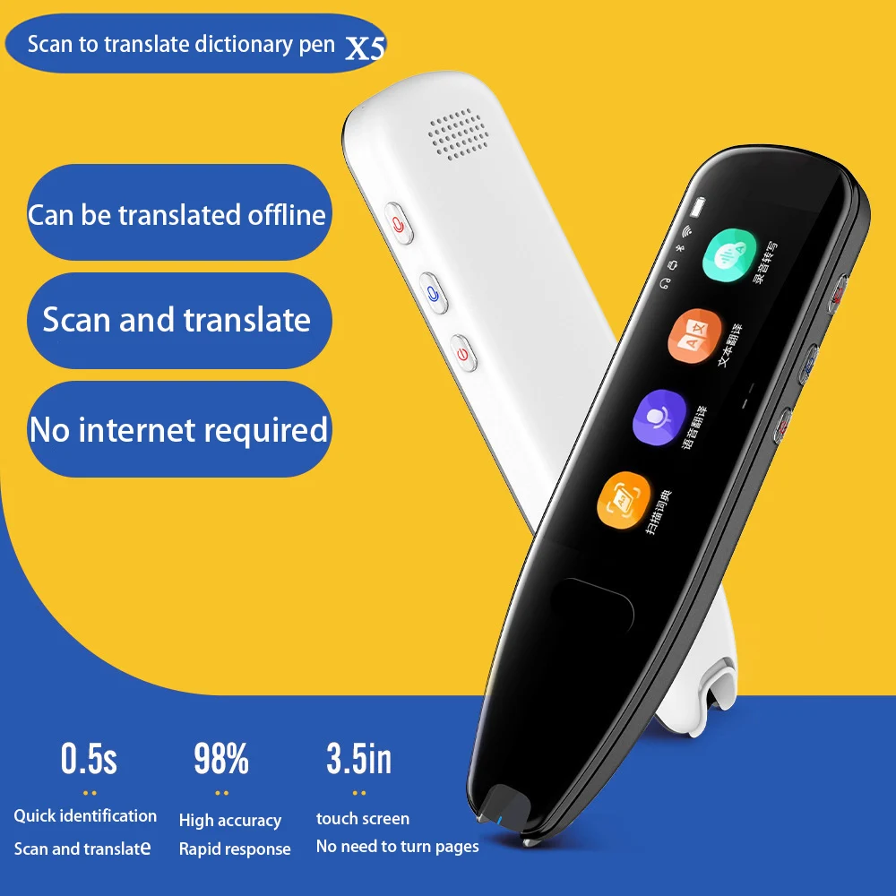 

Smart Voice Translator Offline 112 Language Simultaneous Translation Pen Artifact Voice Business Travel Abroad Scanning Pen