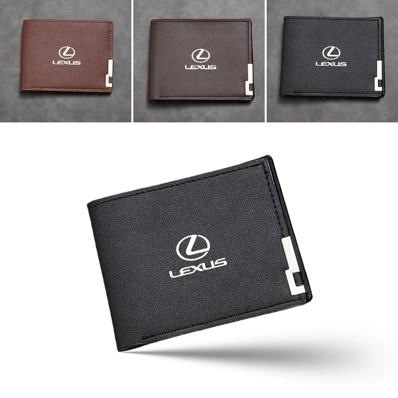 Фото Мужской короткий кошелек для карт и монет для Lexus IS250 IS200 CT200h GS300 LS430 RX450h LX570 IS300 ES RX LS №5