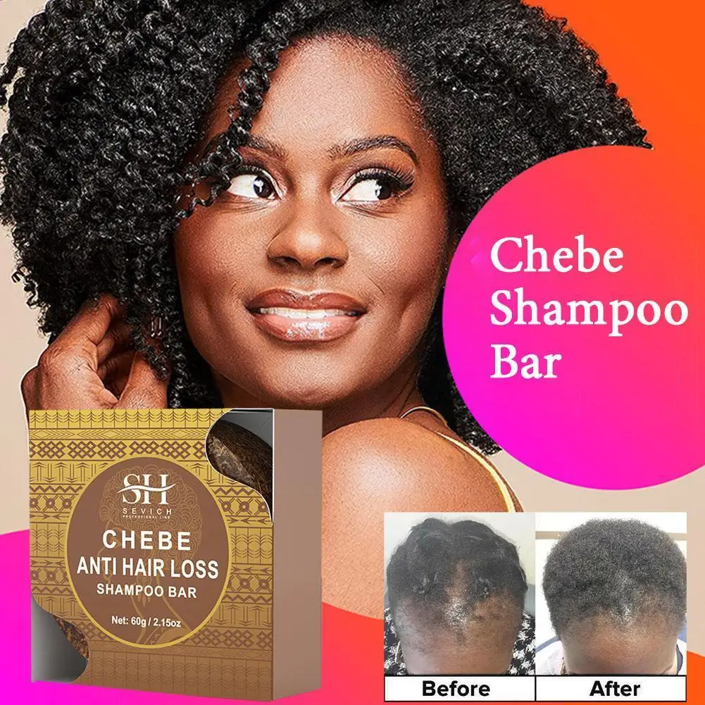 

For Chebe Shampoo Bar for Hair Regrowth African Crazy Traction Alopecia Anti Hair Break Hair Strengthener Hair Loss Treatme S3W6