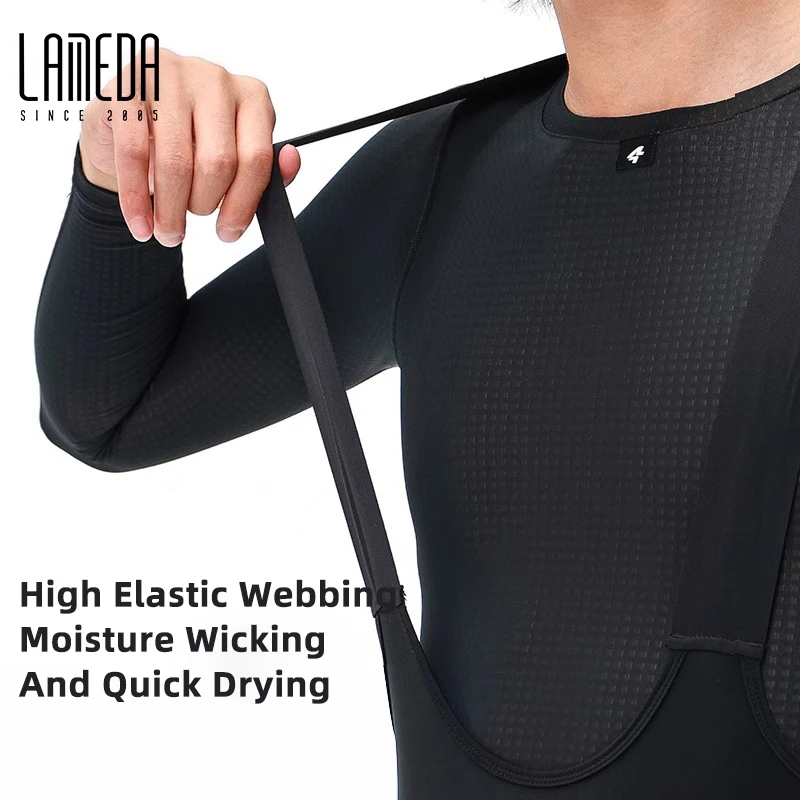 LAMEDA новые велосипедные брюки-комбинезоны мужские с высокой талией и карманами