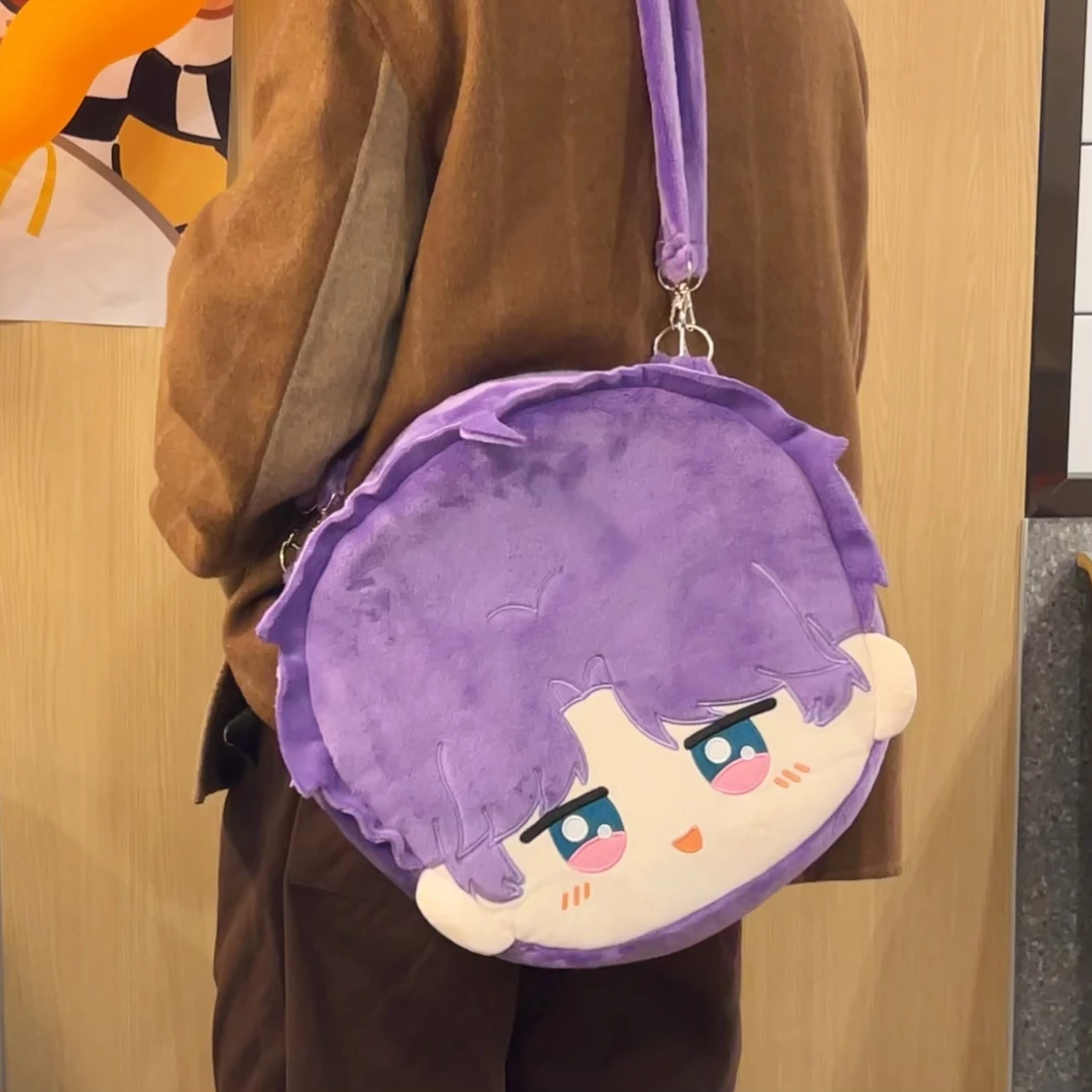 Прозрачный рюкзак на молнии с большим ртом для косплея рафайеля из игры аниме Love