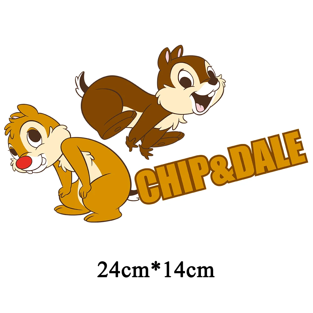 Дисней Чичитити Братья Бурундуки Термоклеевые наклейки для одежды