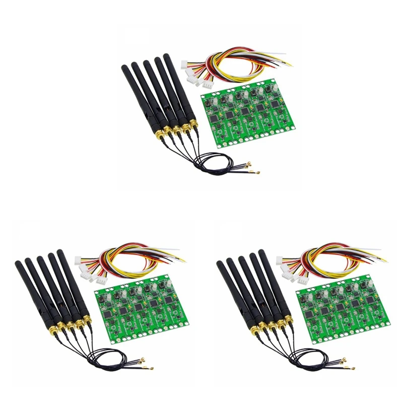 

15Pcs 2.4Ghz Wireless DMX 512 Transmitter Receiver PCB 2 In 1 Module Wireless PCB Board With Antenna For DMX Stage Light