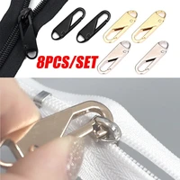 28pcs fashion zipper slider puller instant zipper repair kit replacement for broken buckle travel bag suitcase zipper head