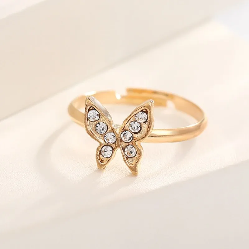 Милые милые CZ дизайнерские комплекты ювелирных изделий с бабочкой для женщин