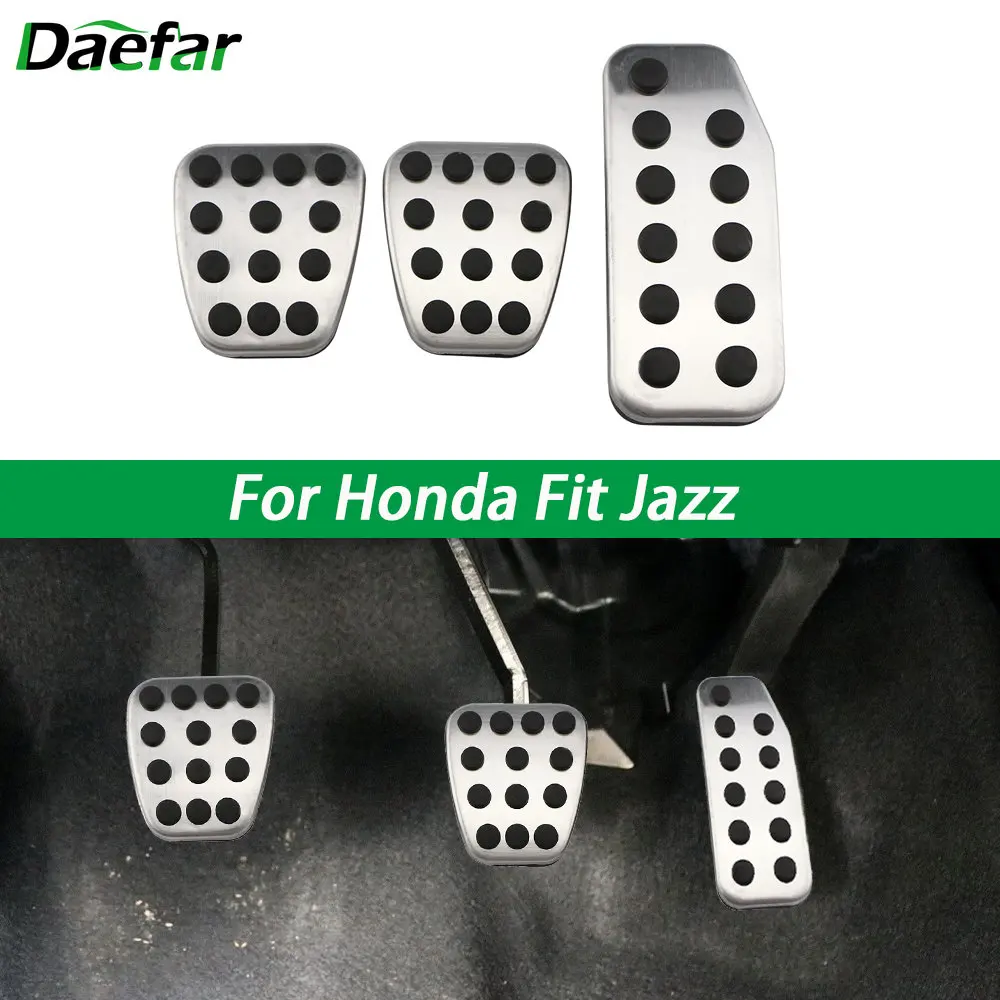 

For Honda Fit Jazz 2011 - 2020 City 2013-2020 Vezel HRV 2015-2020 Accessories Car Pedals Accelerator Brake Clutch Pedal Cover