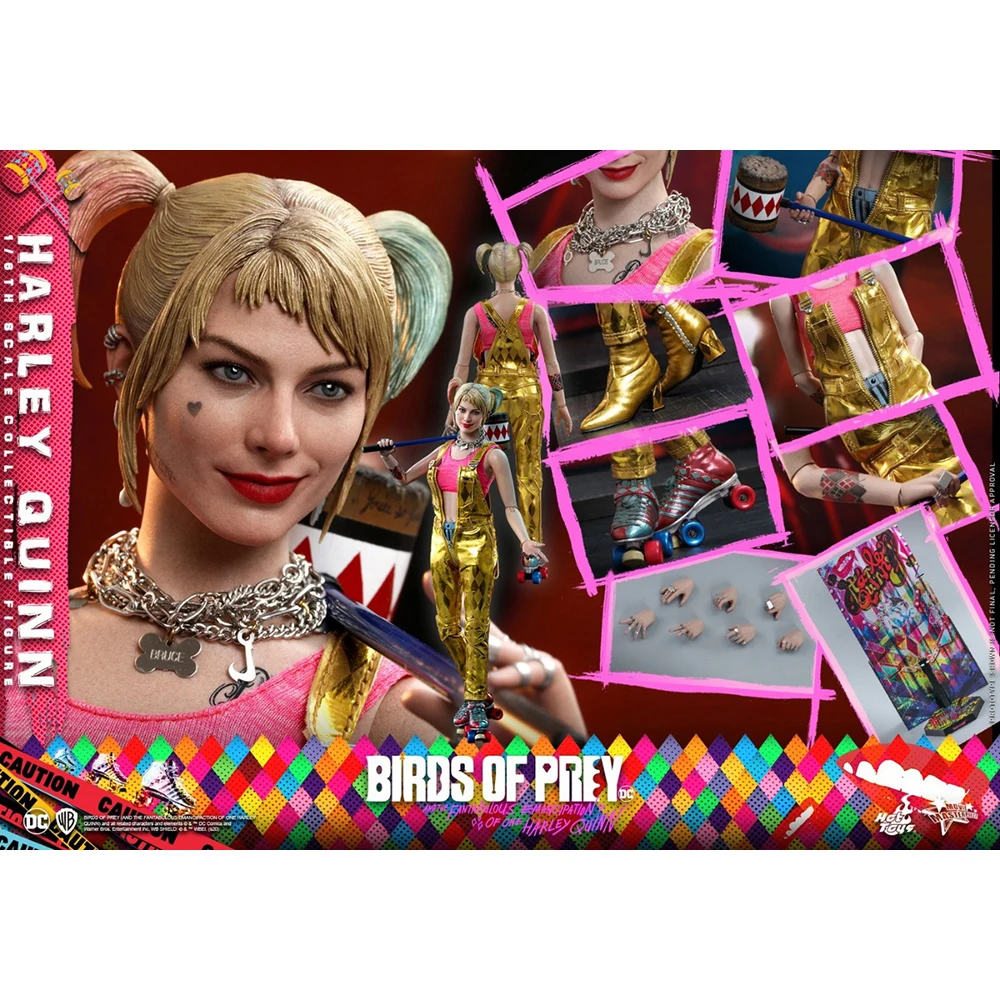 

HotToys Original 1/6 MMS565 Harley Quinn Birds of Prey Ht Marvel Genuine Collectible Anime Figure Action Model Toys