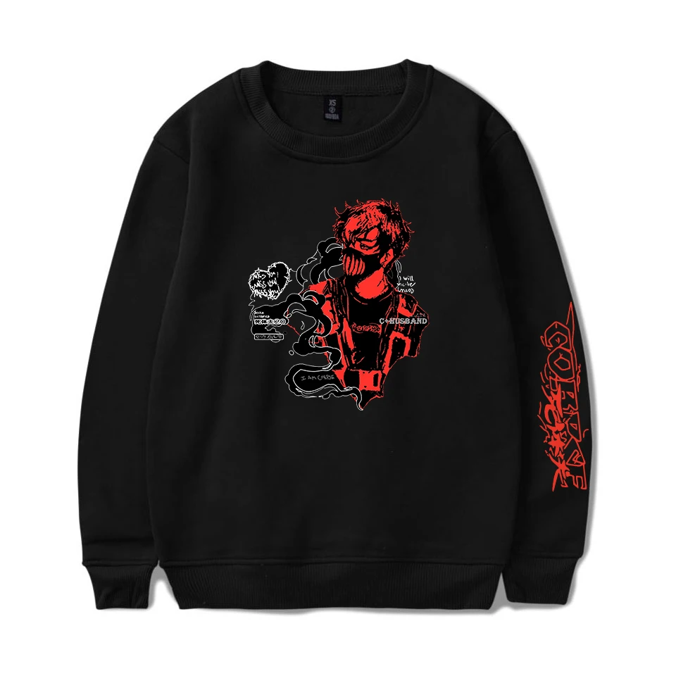 Мужской/женский свитшот с длинным рукавом круглым вырезом |