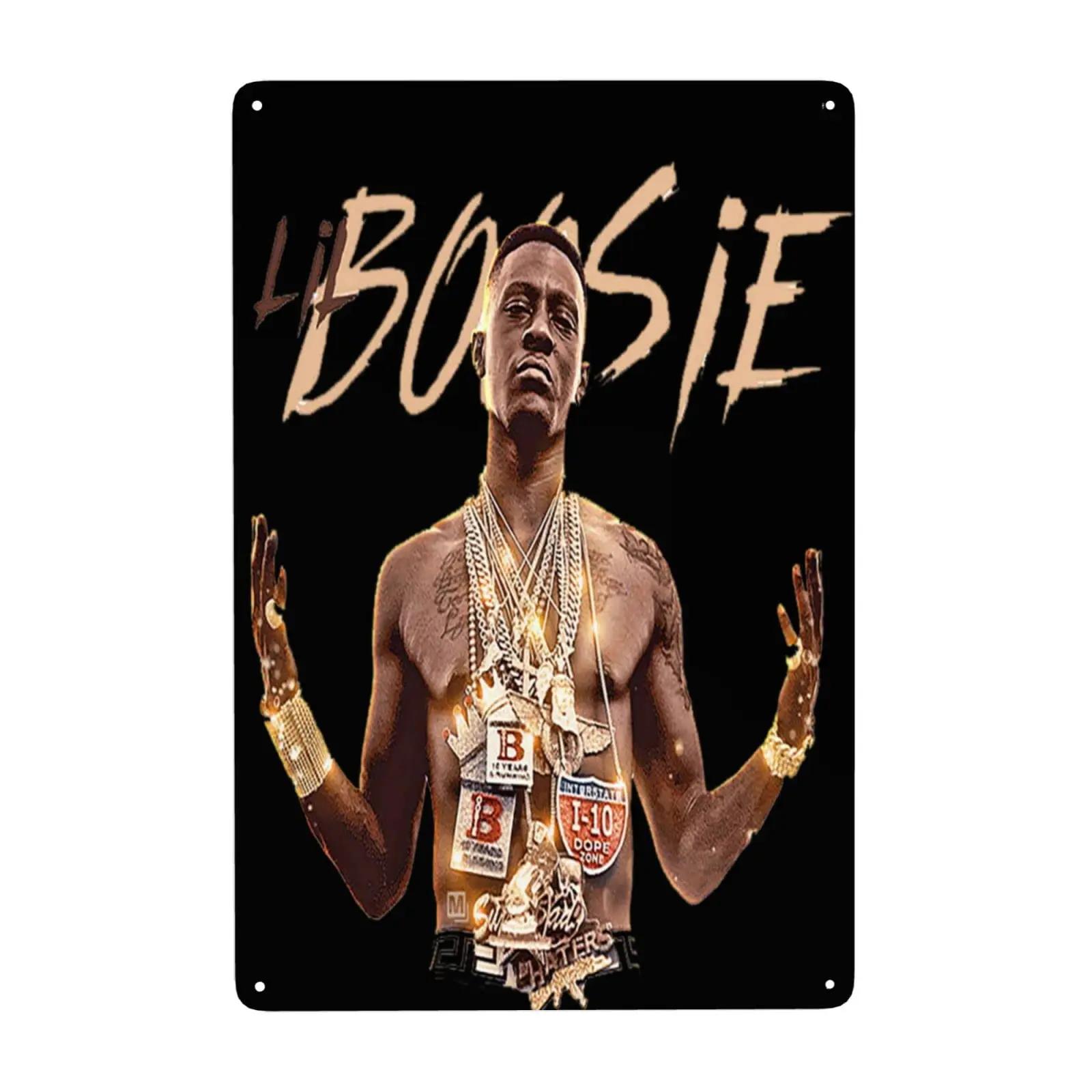 Boosie Rapper Badazz Singer металлический знак постер настенный Декор для дома Кофейни