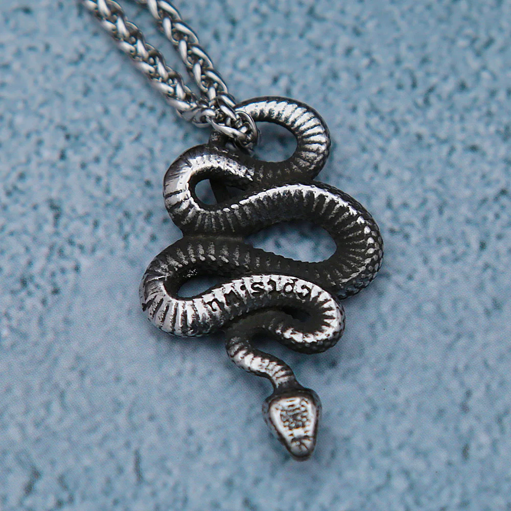 Мужское колье из нержавеющей стали в стиле панк/хип-хоп | Украшения и аксессуары