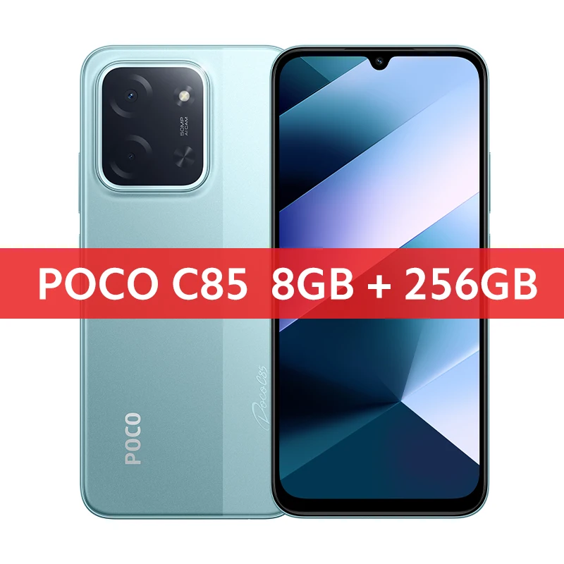 Смартфон Poco C85, 6/128ГБ и 8/256ГБ, глобальная версия — фото товара