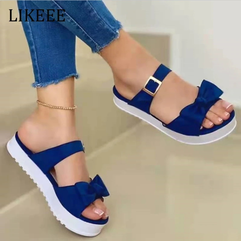 Summer Sandals Women Shoes Peep Toe Women's Sandals Platform Outdoor  Slippers Casual Wedge Shoes Thick Bottom Plus Size Slides - купить по  выгодной цене | AliExpress
