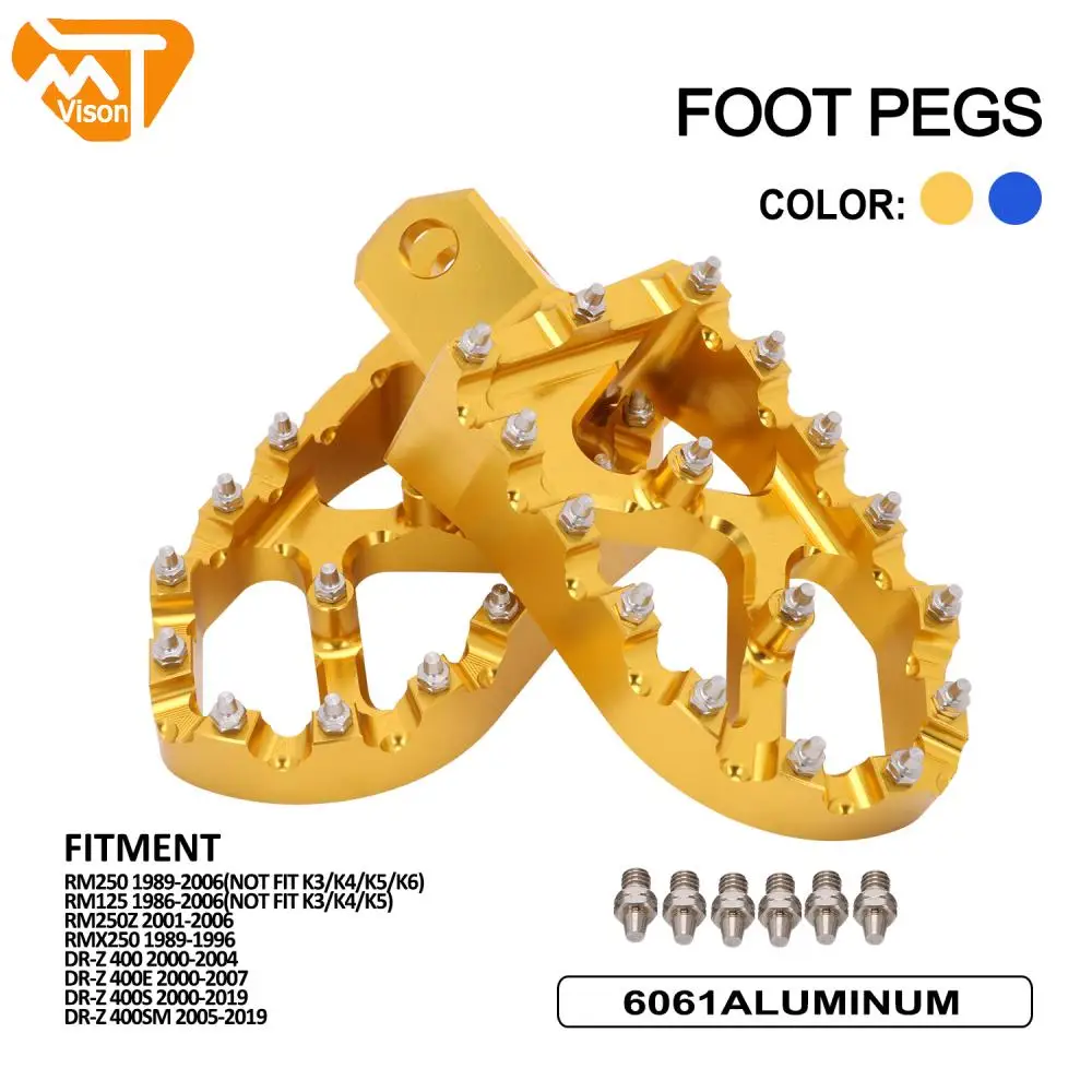 

Чпу подножки для SUZUKI RM125 RM250 RM250Z RMX250 DRZ400 DRZ400E DRZ400S DRZ400SM DRZ 400 E S SM