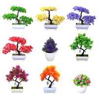 artificial plants bonsai small tree pot fake plant flowers potted ornaments for home room table decoration hotel garden decor