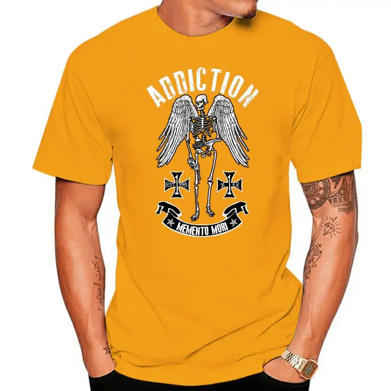 

2022 Summer Fashion Hot Biker T-Shirt Motorcycle MEMENTO MORI V Twin Vintage Shovelhead, Suicide Tee shirt