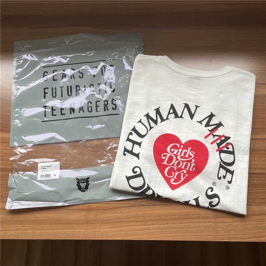 Футболка Мужская/Женская хлопковая с коротким рукавом и принтом Don't Cry |