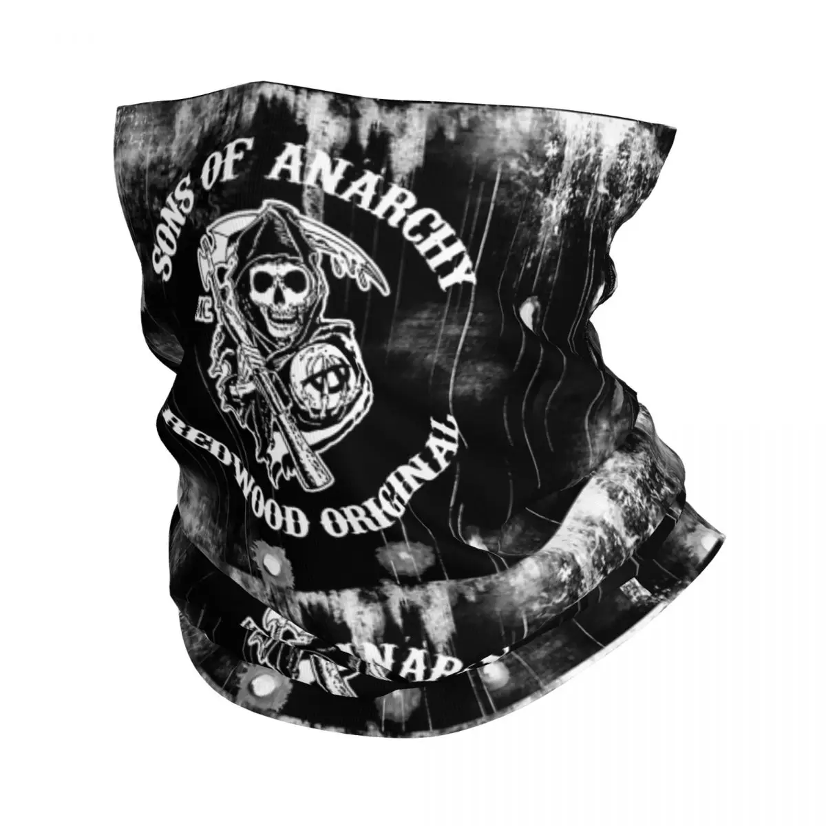 Sons Of Anarchy Punk Rock Hardcore Bandana Neck Cover Printed Balaclavas Wrap Scarf Multi-use Headband Hiking Men Women Adult