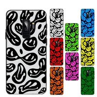 yndfcnbfunny trippy smiley face phone case for samsung s20 lite s21 s10 s9 plus for redmi note8 9pro for huawei y6 cover