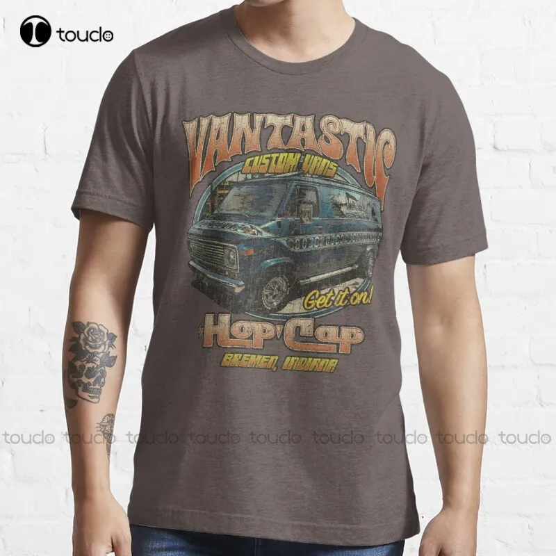 

New Vantastic Custom By Hop Cap T-Shirt White Mens Tshirt