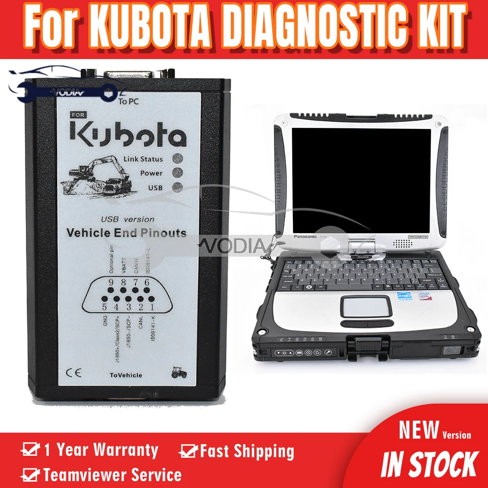 

Диагностический комплект для KUBOTA для диагностики двигателя kubota diagmaster Python диагностический инструмент с ноутбуком CF52/T420