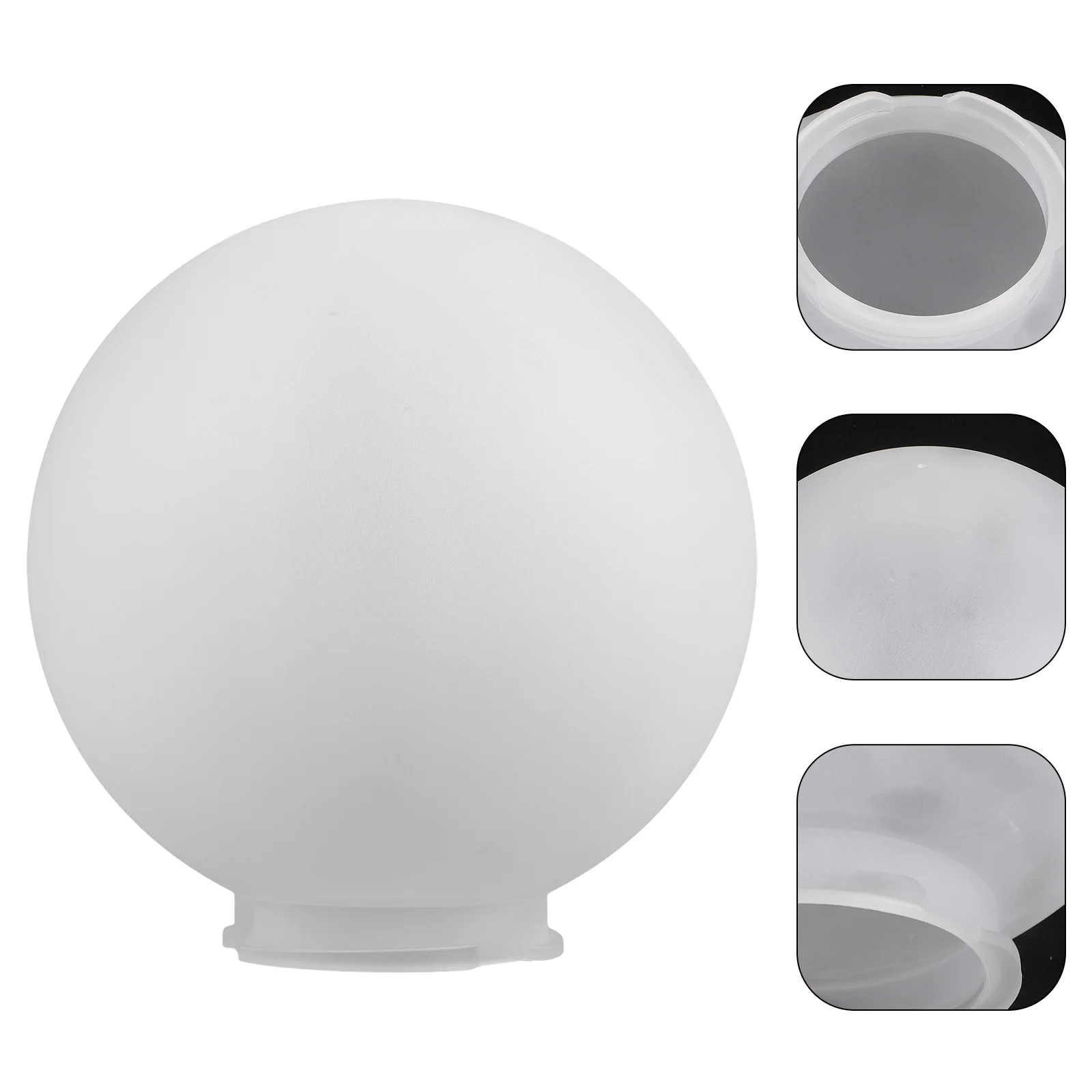 Уличная прозрачная цилиндрическая лампа матовый абажур (20 см) акриловый световой