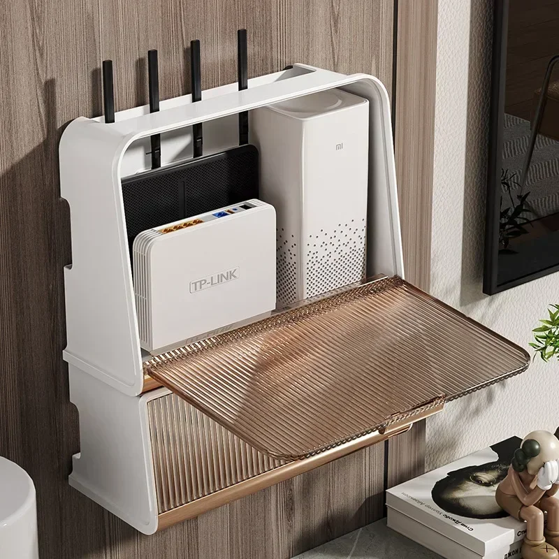 

Box Wifi Storage Power Wall Plug Wireless Shelf Storage Wire Router Case Storage Board Organizer Cable Box Bracket Hanging Cable