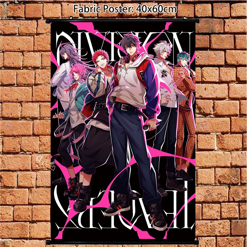 

Anime Poster Division Rap Battle Amemura Ramuda Jakurai Jinguji Wall Scroll Home Decoration Art Picture 60x40cm