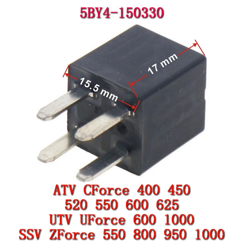 

Вспомогательное реле 5BY4-150330 для CFMoto ATV SSV UTV CForce UForce ZForce 450S 450L 550EX 600 625 Touring 800EX 1000 Sport