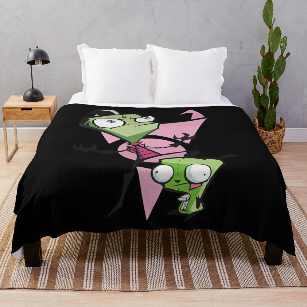 

Invader Zim Gir Irken LogoThrow Blanket Decorative Blankets Thermal Blanket