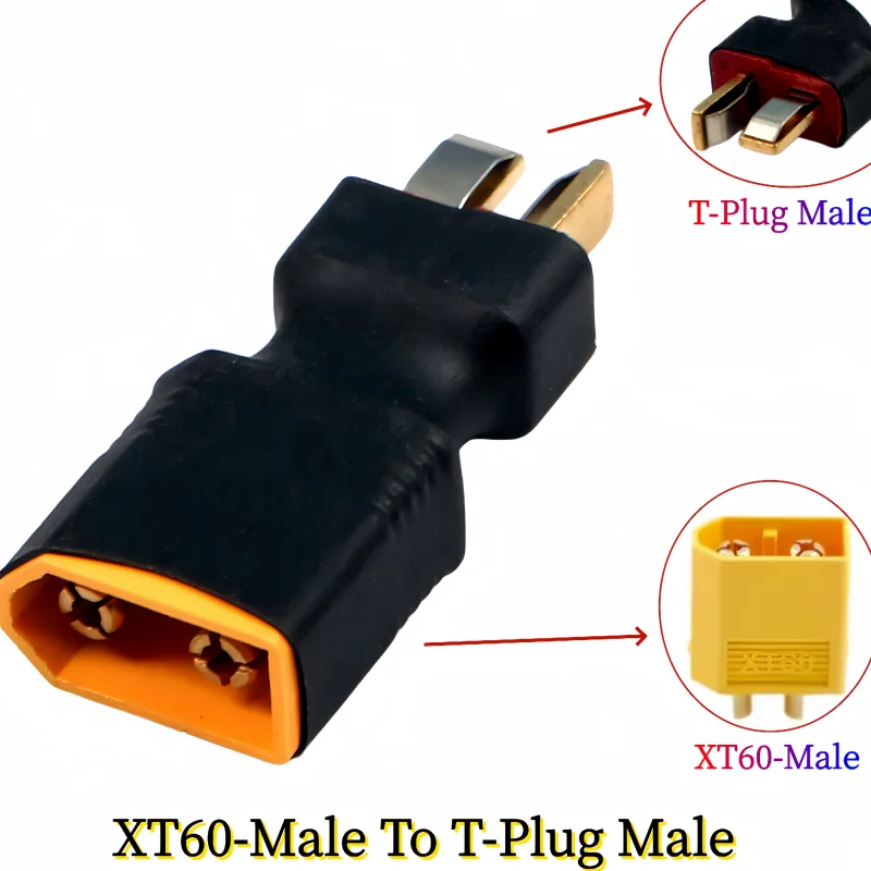 Фото Адаптер Model T plug на XT60 - для преобразования портов питания авиамоделей, зарядных устройств, моторов и ESC. №4