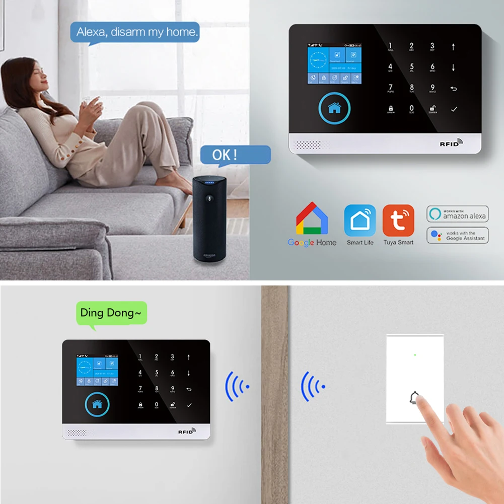 Сигнализация Беспроводная PG103 с поддержкой Wi-Fi 433 МГц