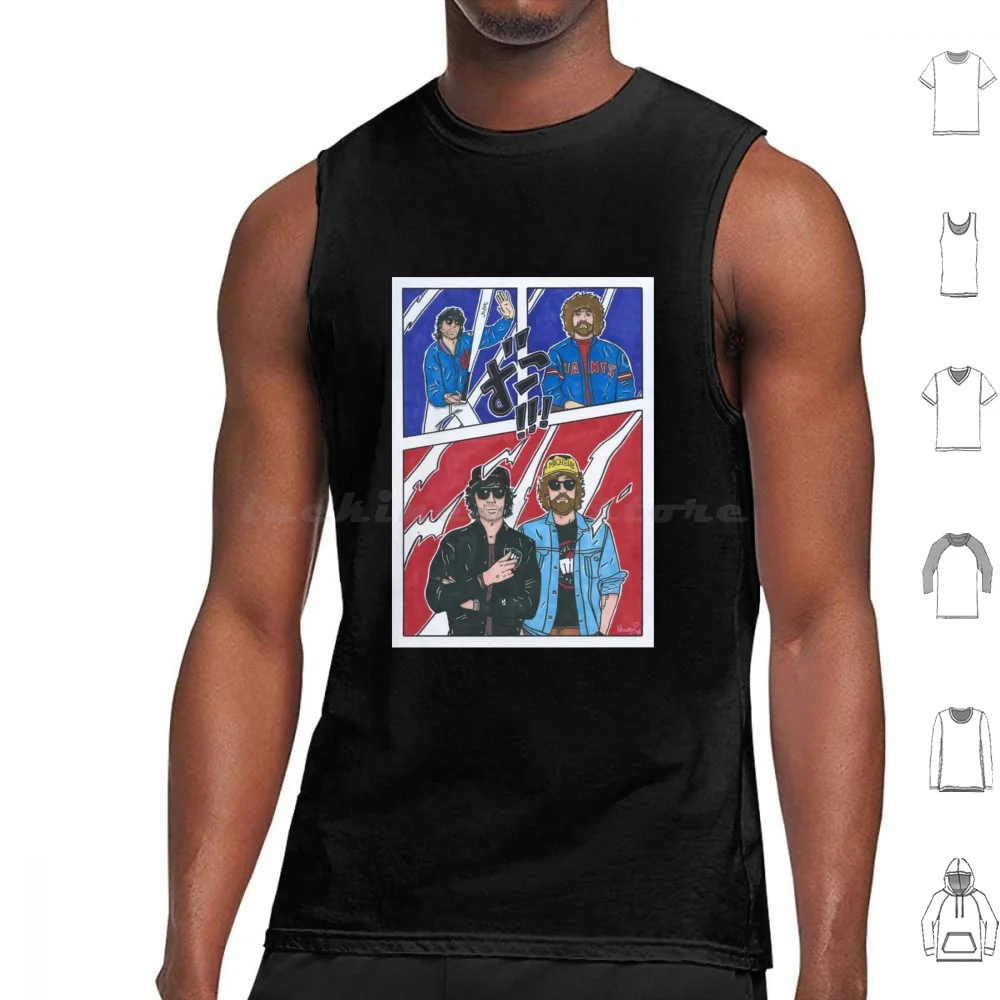 Justice Classique Tank Tops Print Cotton Justice Ed Banger Electro Ed Banger French Mr Breakbot Daft Records Punk Oizo