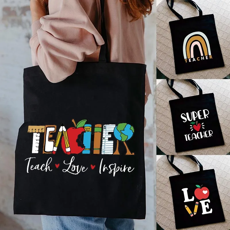 

Женская Холщовая Сумка для покупок с надписью Love Inspire