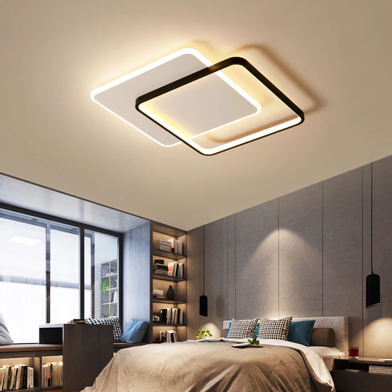 

Modern LED Ceiling Lamp for Living Room Decoration Ceiling Chandelier Bedroom Kitchern Lights Adjus Brightness Light Fixtures