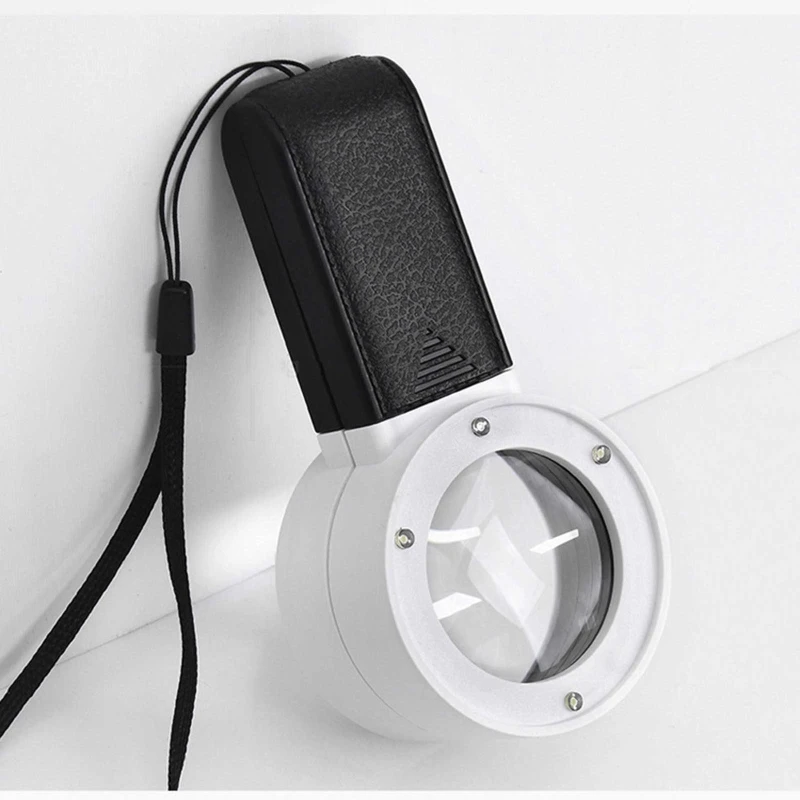 

M6CF Lighted Magnifying Glass 30x Magnifier Lens Handheld Magnifying Glass with Light