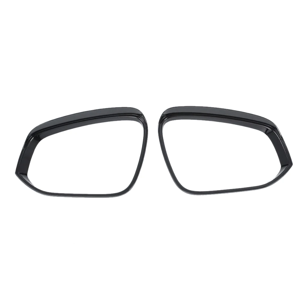

Car Rearview Mirror Rain Frame Eyebrow for Toyota Corolla CROSS 2022 Black