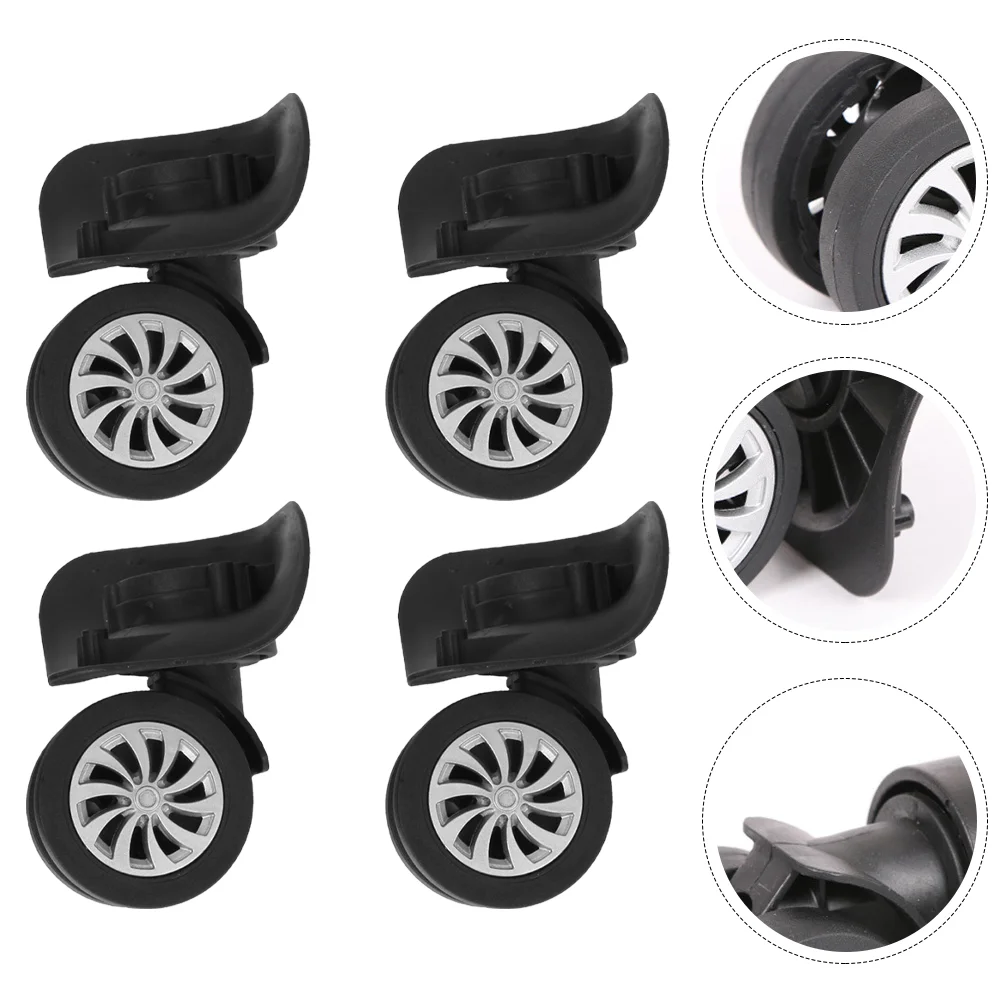 

4pcs Luggage Suitcase Swivel Wheels Replacement Universal Wheels Spare Parts