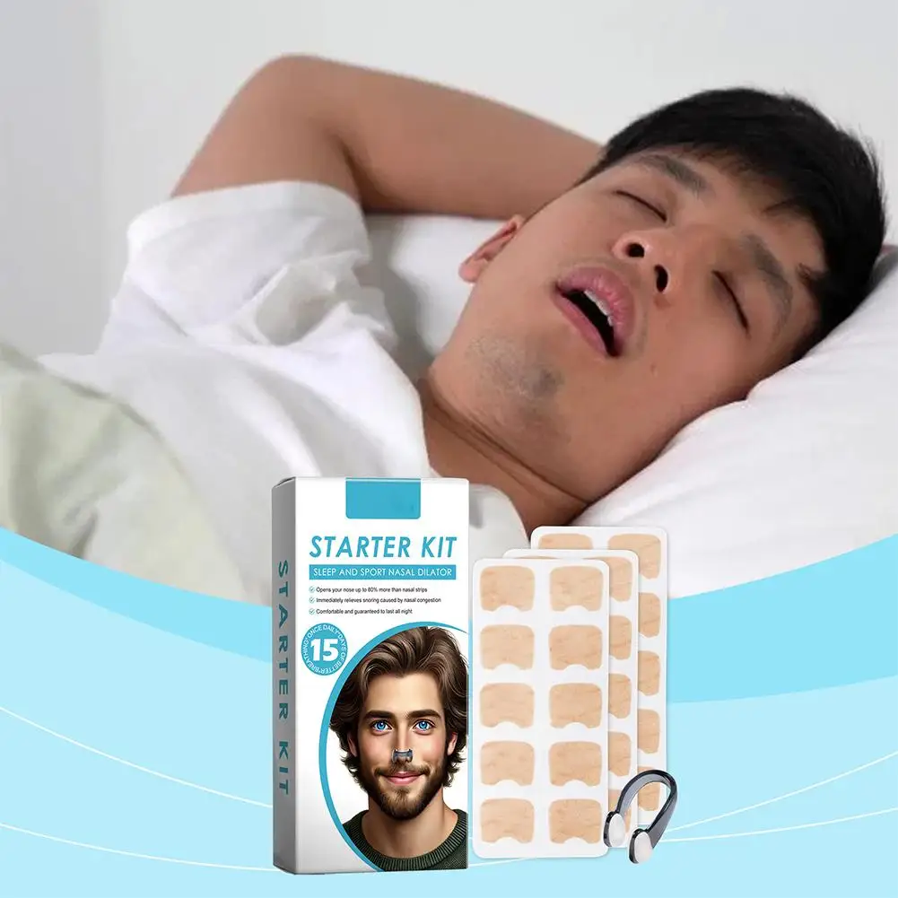 НАЗАЛЬНЫЕ дыхательные расширители магнитные полоски увеличение храпа спящий