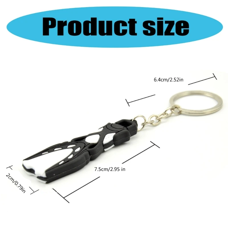 Компактные силиконовые ласты-брелоки для дайвера водонепроницаемый