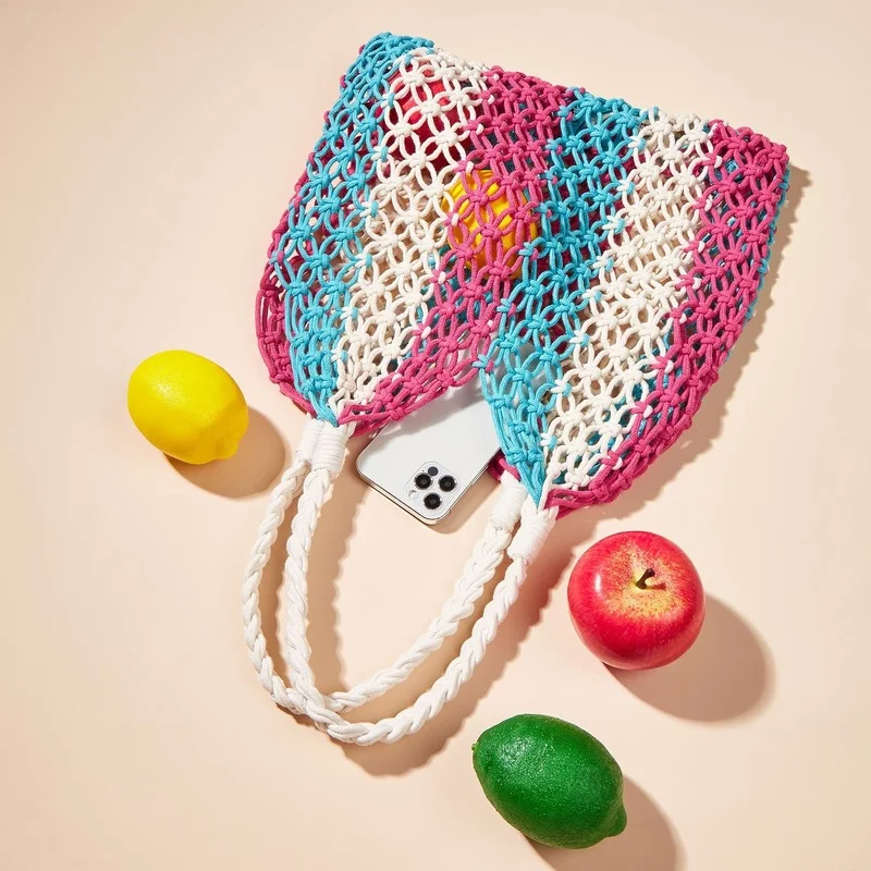 Новое поступление Женская плетеная Сумка ручной работы дизайнерская летняя